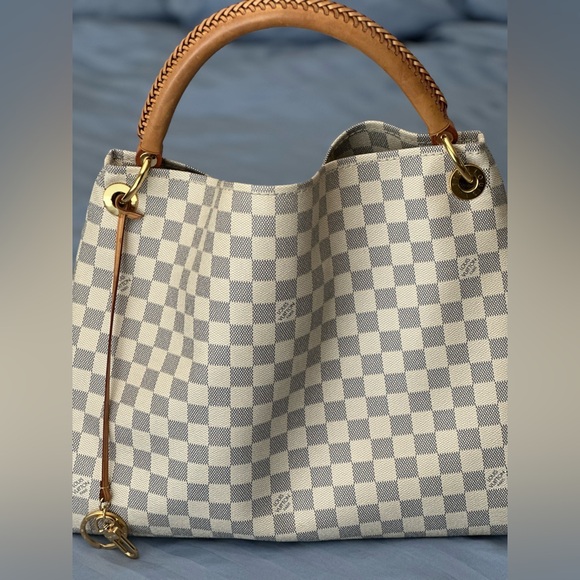 EUC Louis Vuitton Damier Azure Artsy MM Bag - Picture 2 of 16